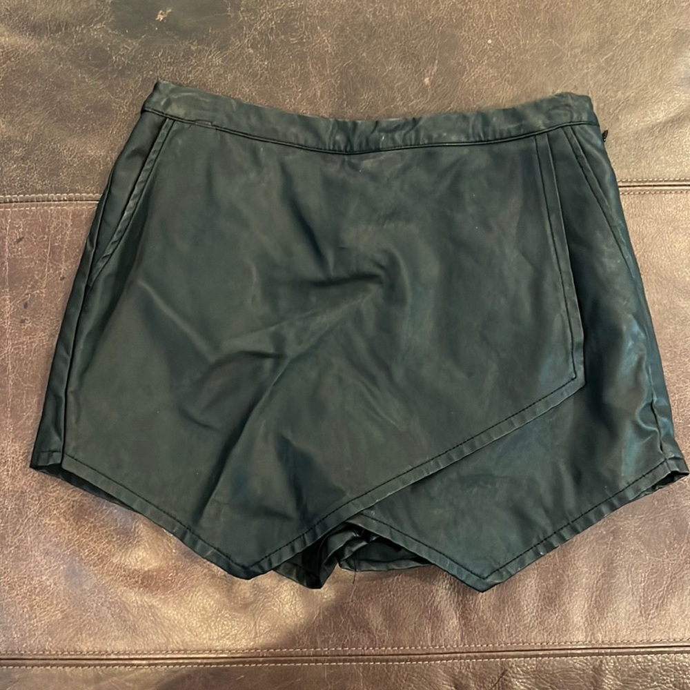 Abercrombie and Fitch Faux Leather skort BNWOT